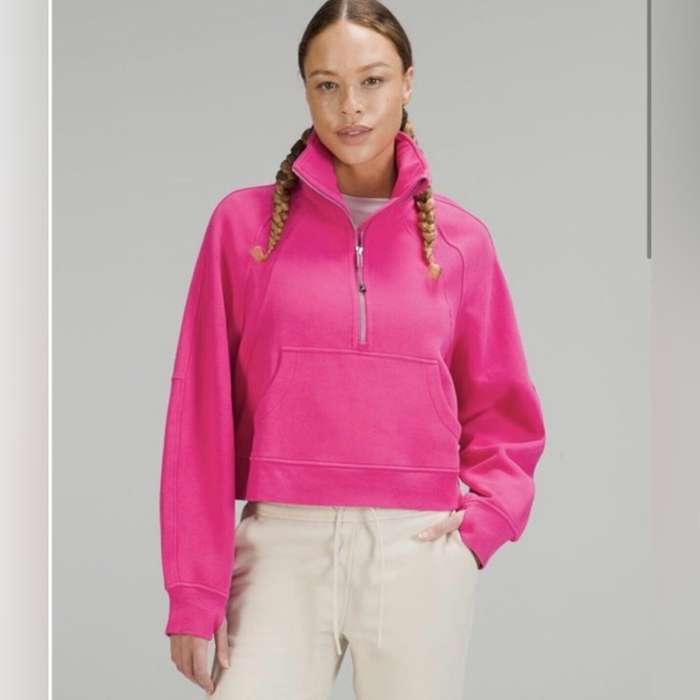 Lululemon Pink Scuba Quarter-Zip 💖